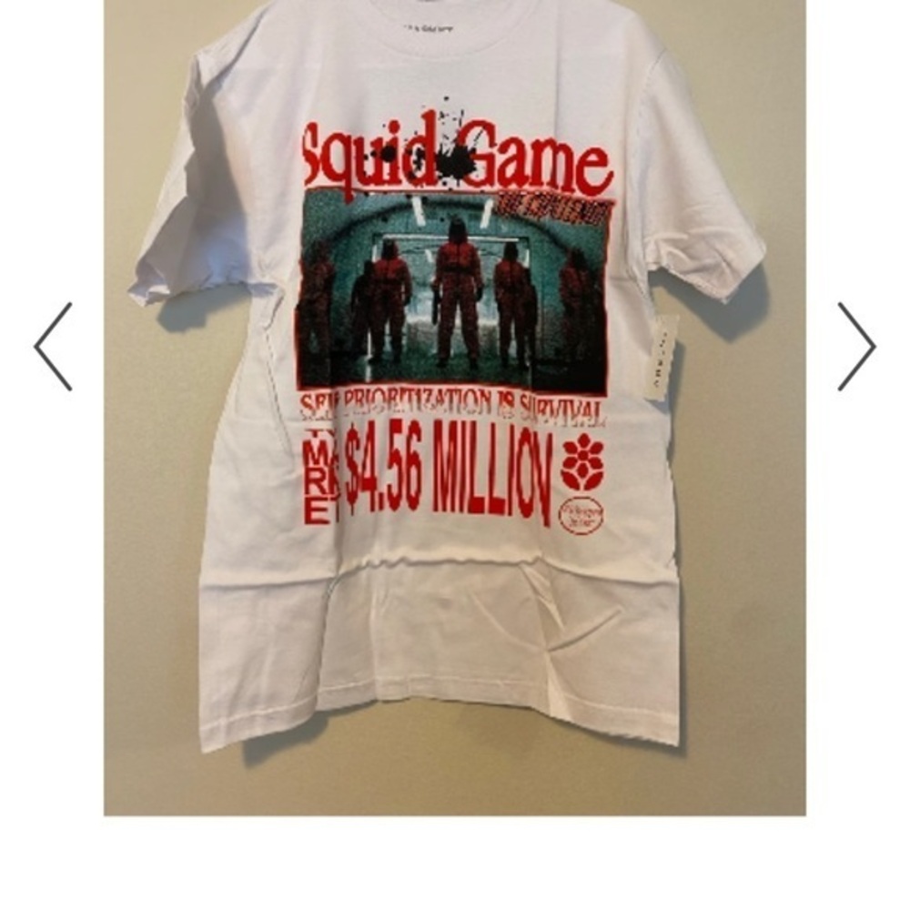 Chinatown Market X Squid Games Graphic T Shirt Netflix for Pacsun NWT Small